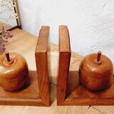 Greenhouse books "Apples" carved wood