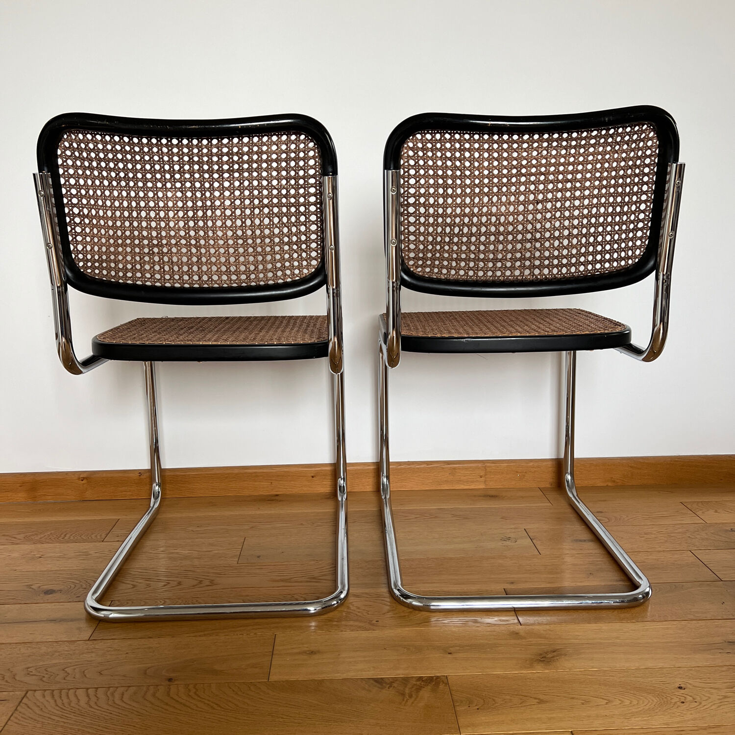 Pair Cesca B32 edition Gavina Marcel Breuer