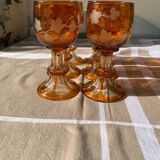 Bohemian crystal glasses