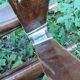 Tabouret égyptien forme selle de chameau