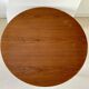 Table à manger ronde en teck design scandinave