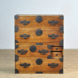 Japanese Tansu chest of drawers, circa 1870