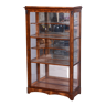 Biedermeier display cabinet, walnut, solid spruce, 1830s, czechia