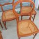 Série de 6 chaises cannées