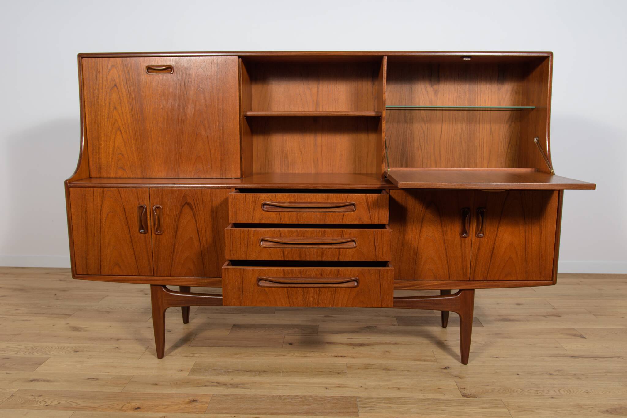 Mid-Century Model Fresco Sideboard in Teak by Victor Wilkins for G-Plan, 1960s