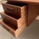 Vintage Danish teak desk by Gunnar Nielsen Tibergaard, 1960