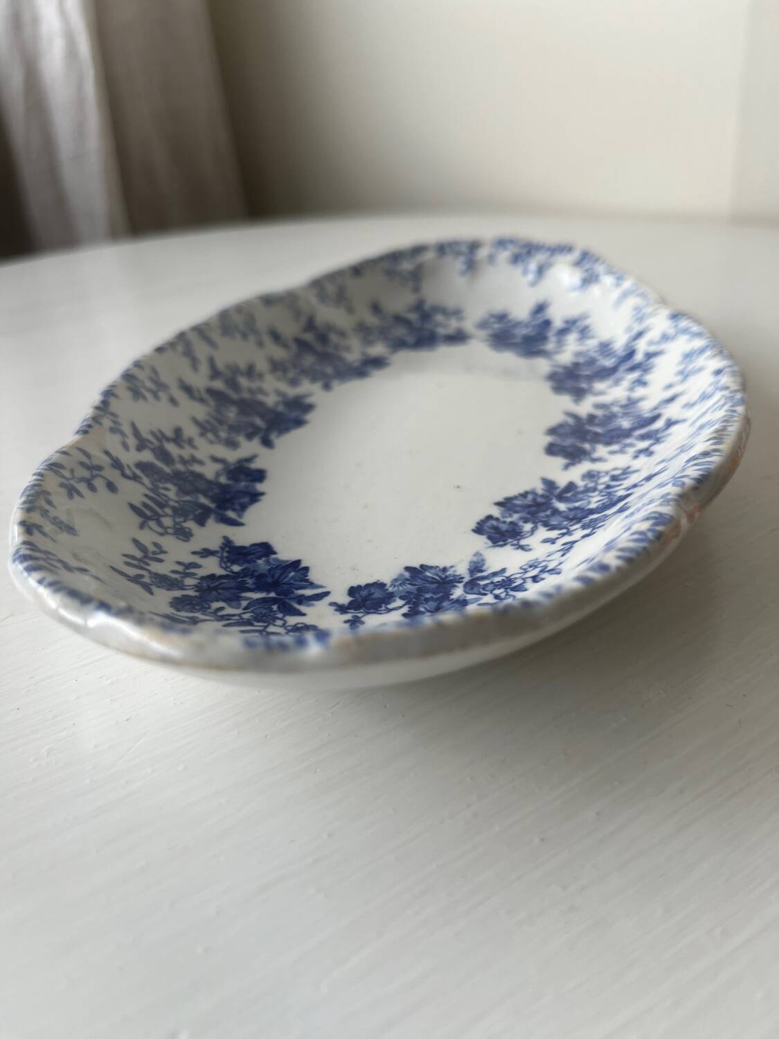 Old bowl in semi-porcelain England