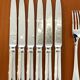 Christofle Atlantide, cutlery for entremet, dessert, cheese. Art Deco