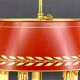 Bronze Bouillotte Lamp in Solid Empire Style Five Lights * Lucien Ga