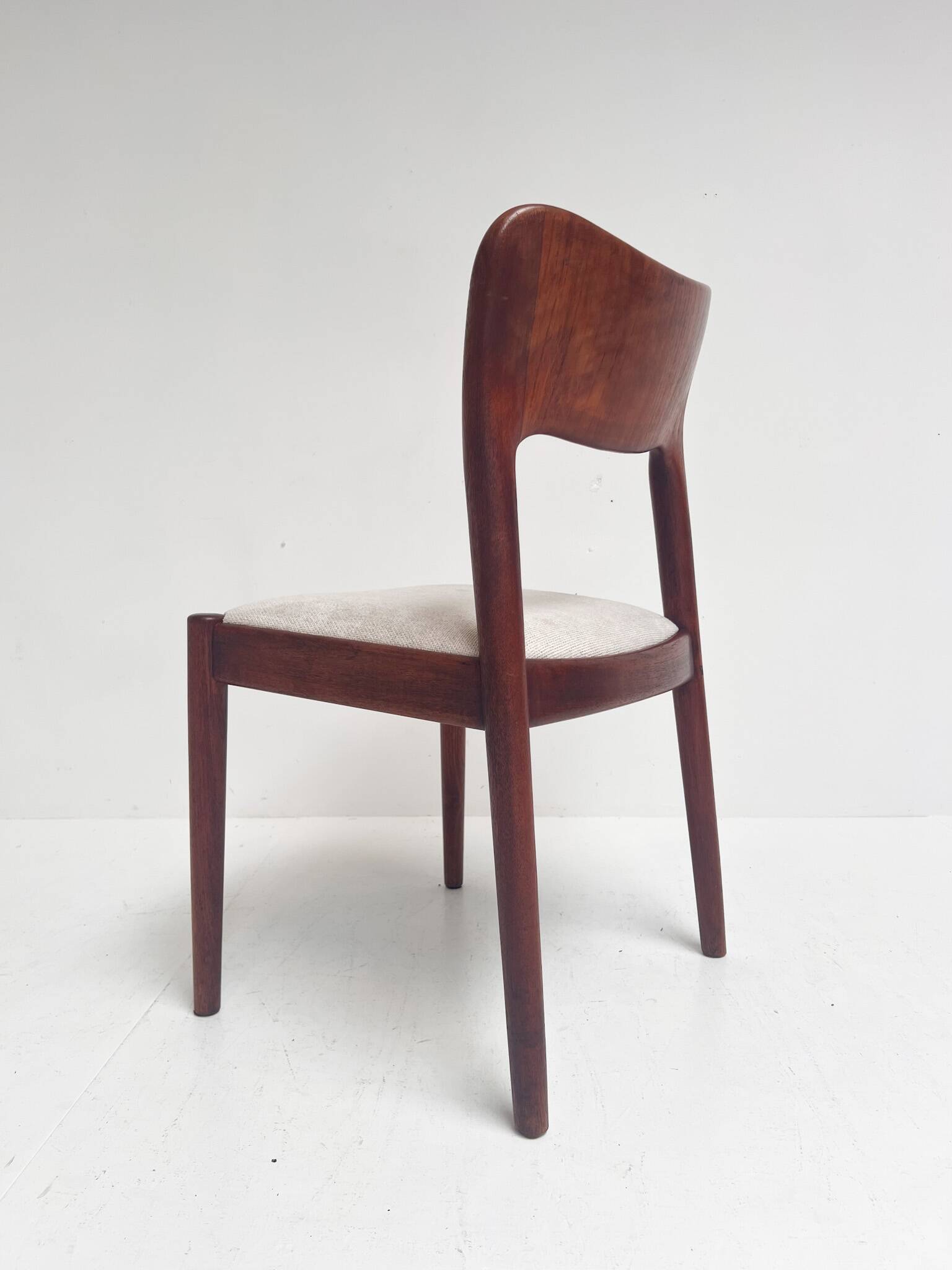 Set reupholstered Ole chairs by Niels Koefoed (2), 1960s