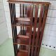 Mahogany revolving bookcase