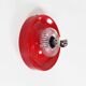 Large 1970s 'spring' space age wall light by Philipe Rougier