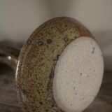 Vintage rat cave pyrite stone candlestick