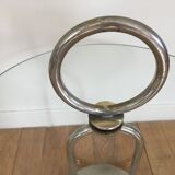 End table modernist handle