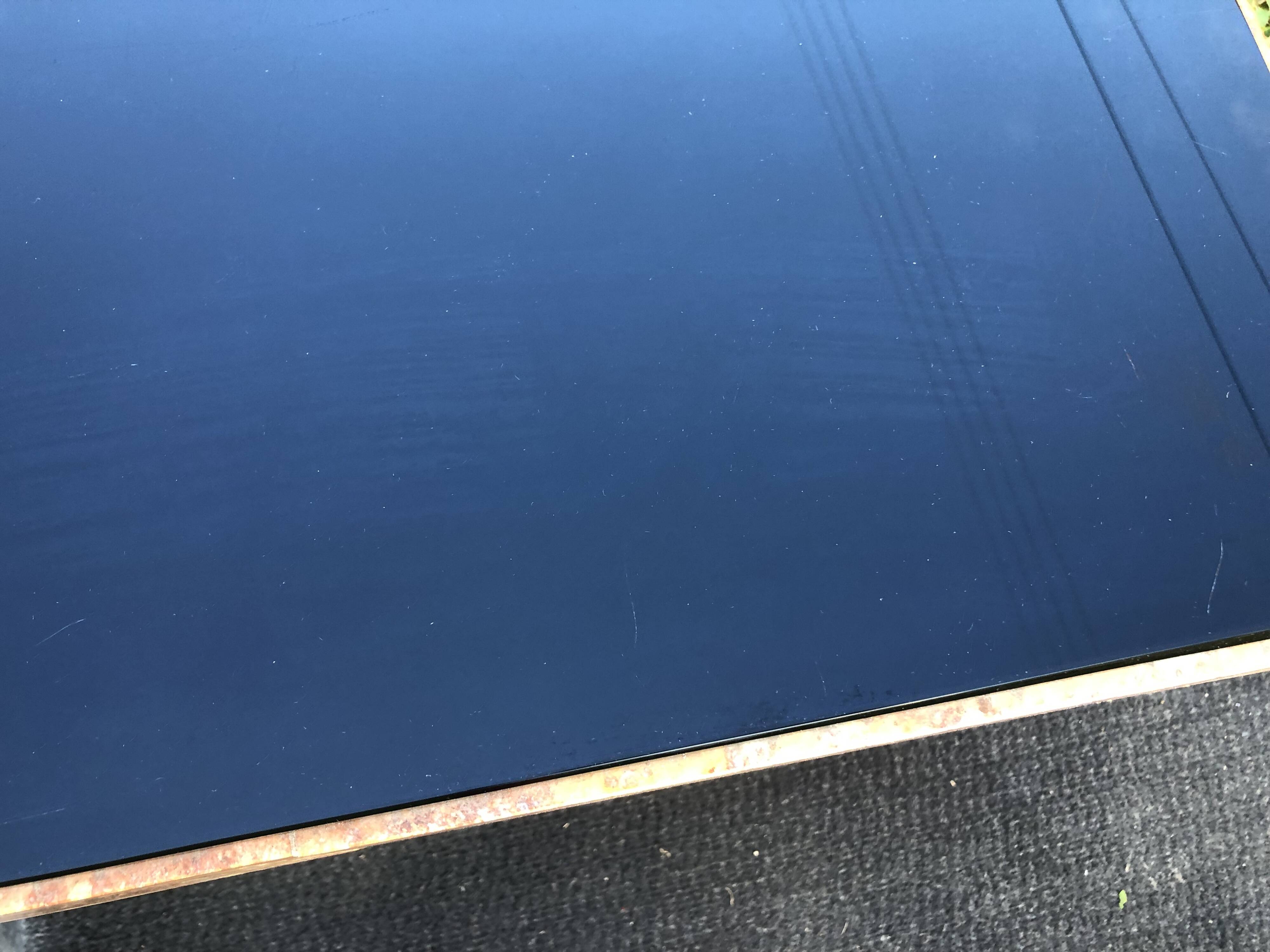 Vintage marble and smoked glass coffee table.