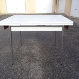 Vintage 60s white formica chrome kitchen table