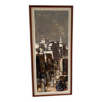 Peinture A L'huile D'Éric Lundberg, Peinture Scandinave/ Le Caire Égypte