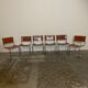 Suite of 6 designer chairs Fasem design