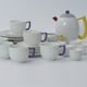Postmodern Coffee Set for 6 City Modern Art by Lutz Rabold for Arzberg