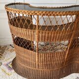 Rattan and wicker bar from the 50s/60s