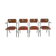Chairs pyramids by Wim Rietveld for Ahrend Cirkel, 1964, set of 4