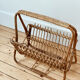 Rattan magazine holder