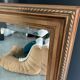 Beveled mirror gilded leaf XXth, 142x82 cm