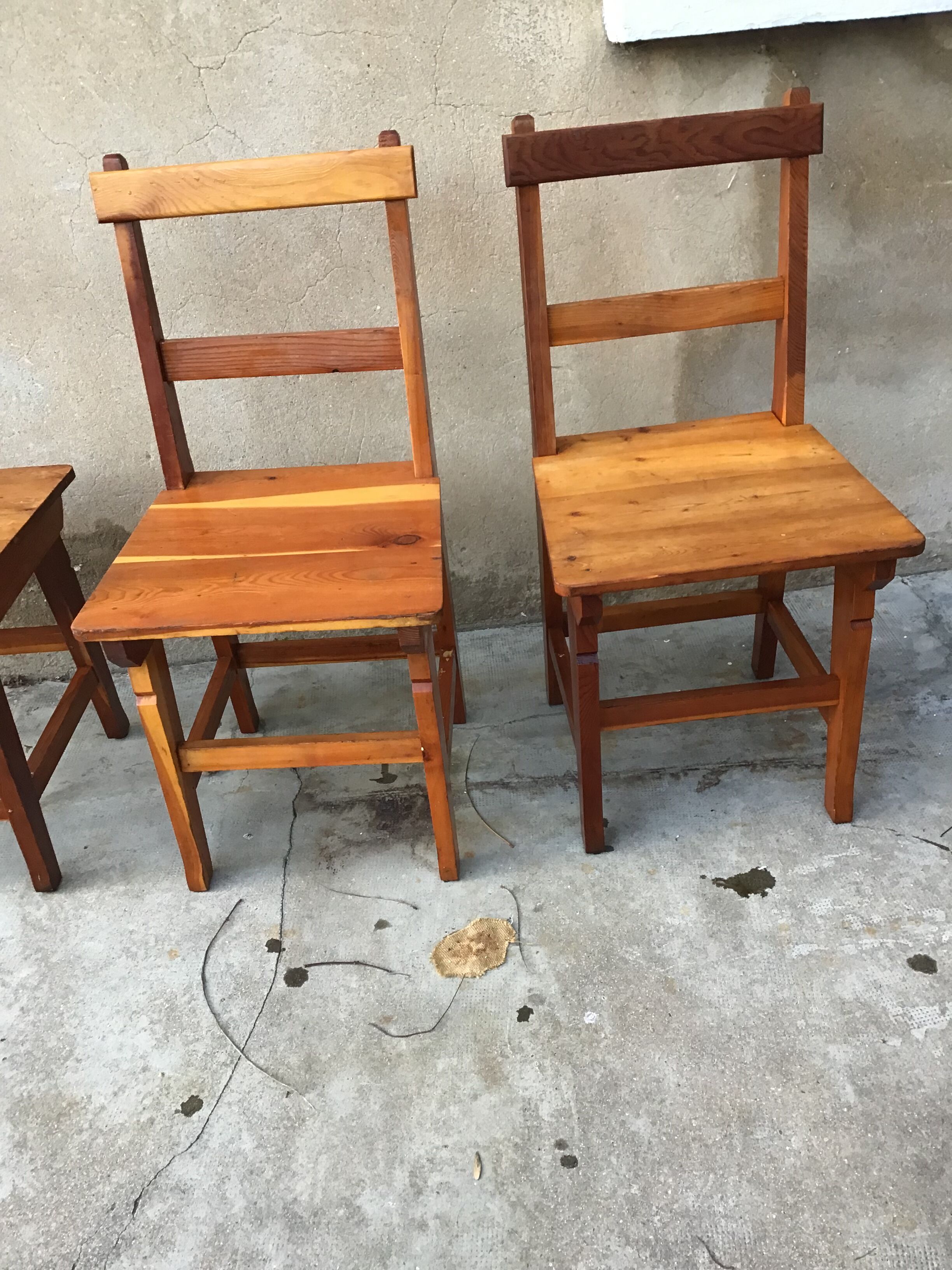 Set of 4 mountain chairs