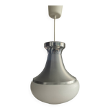 Stilux Milano opaline pendant light from the 70s