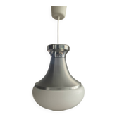 Stilux Milano opaline pendant light from the 70s