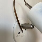 Enamelled sheet metal wall