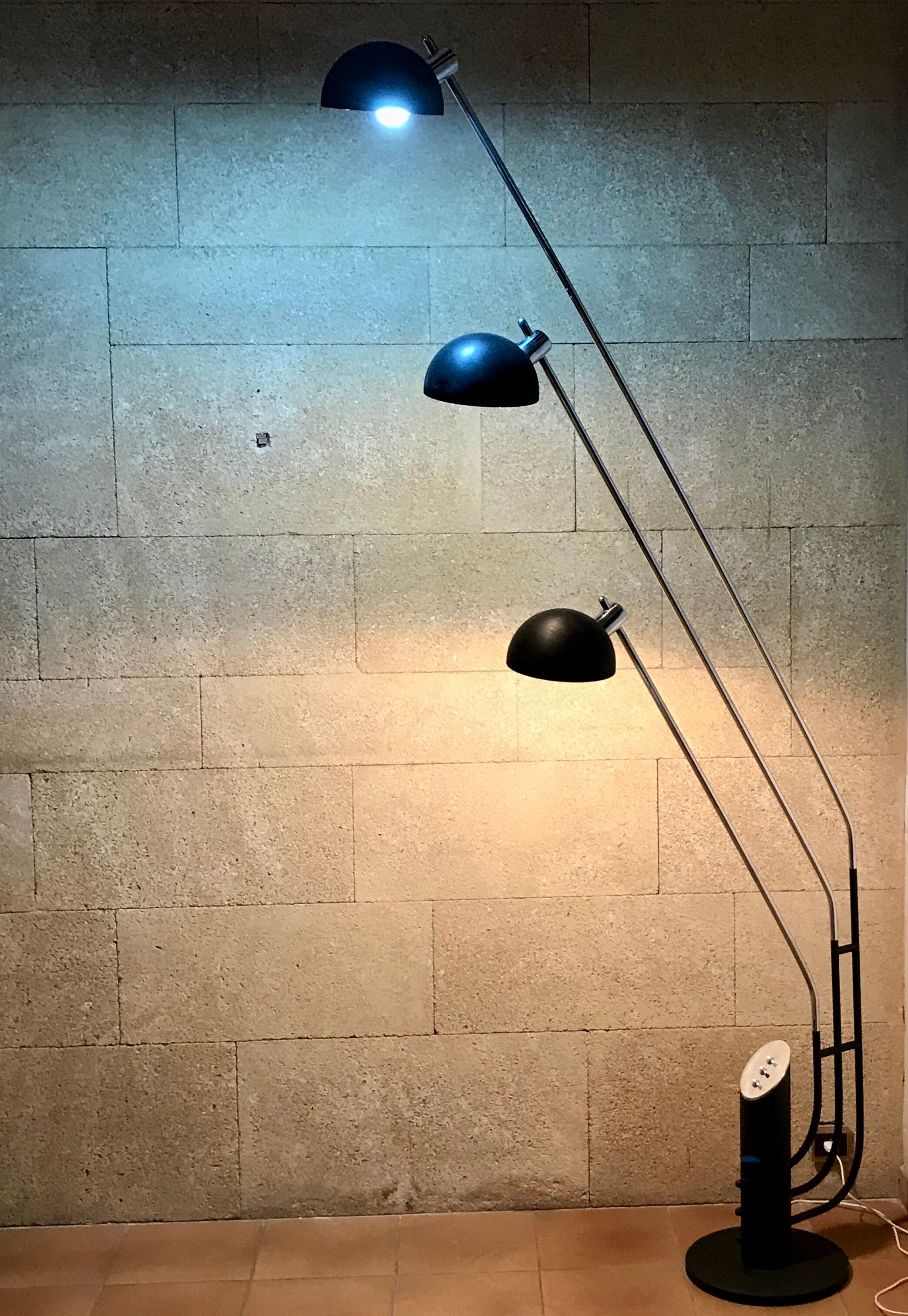 Three-branched lamppost by Franco Marchetti, Italy 70s