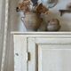 Weathered wooden sideboard