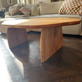 Table basse en bois massif