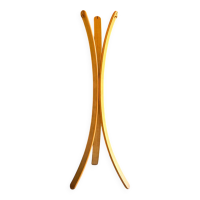 Porte-manteau en chêne à trois branches
