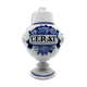 Pharmacy pot, cerat apothecary jar
