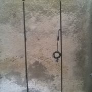 Pair of vintage lampposts