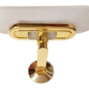 Jill Wall Light – Italian Design Arteluce 1980 – Brass & Opaline Glass