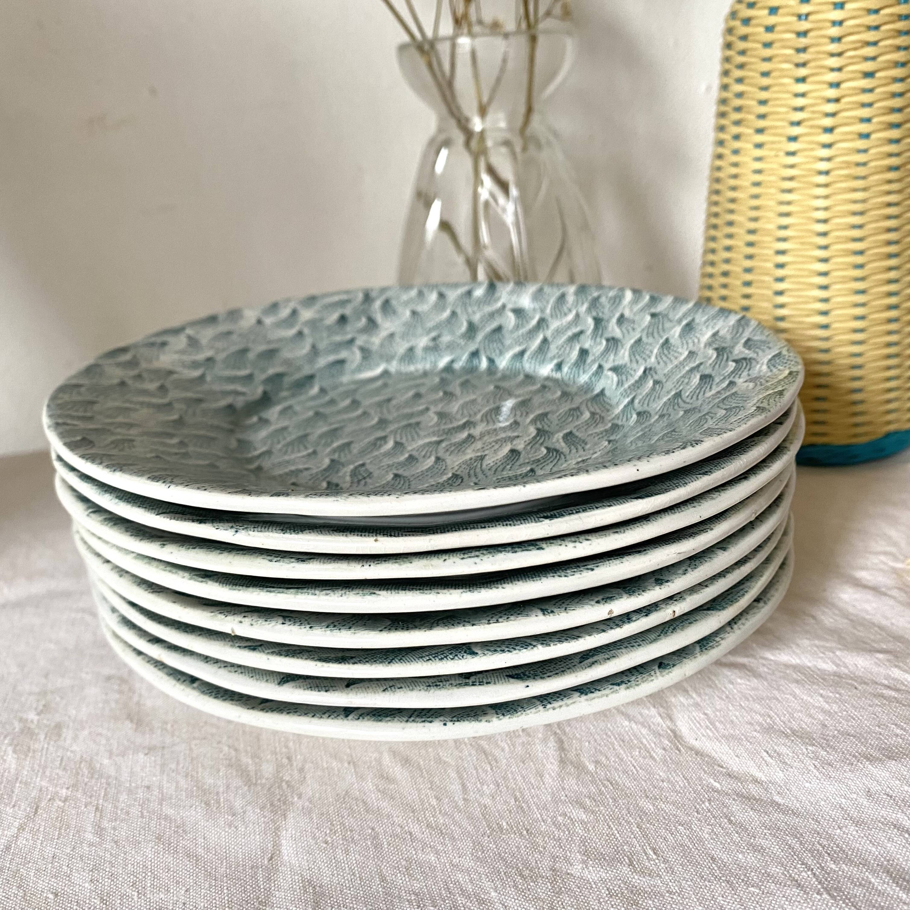 Digoin Perse dessert plates. NOT