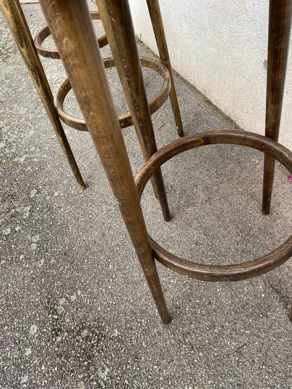Trio de tabourets hauts Baumann