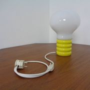 Yellow Opaline Glass Bulb Lamp by Ingo Maurer for M Design, 1960s