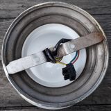 Art deco opaline ceiling lamp