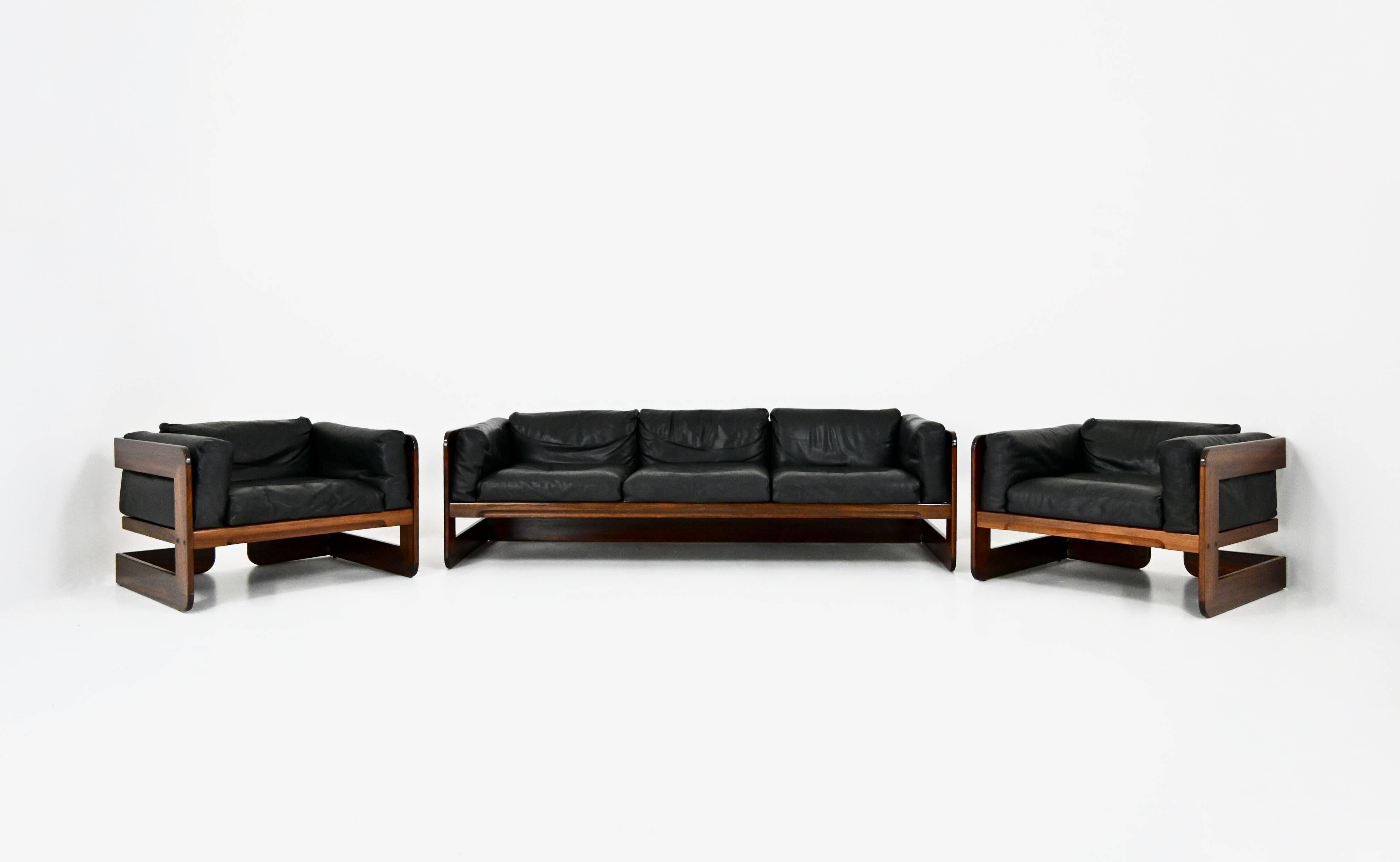Ensemble de salon de Giuseppe Raimondi pour Stendig, 1970