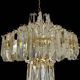 Venini chandelier murano iridescent glass