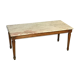 Table basse dessus marbre