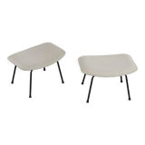 Pair of ottomans by Pierre Paulin for Thonet, circa 1950