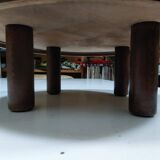 Round coffee table "Herbariums" by Roger Capron - 1960s/1970s - Vallauris