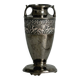 Small silver-plated metal amphora vase antique