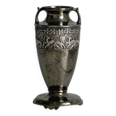Petit vase amphore métal argenté ancien