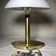 Brass lamp and opaline touch switch